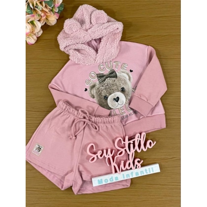 Blusa Teddy Bear casaco inverno Infantil De Pelo