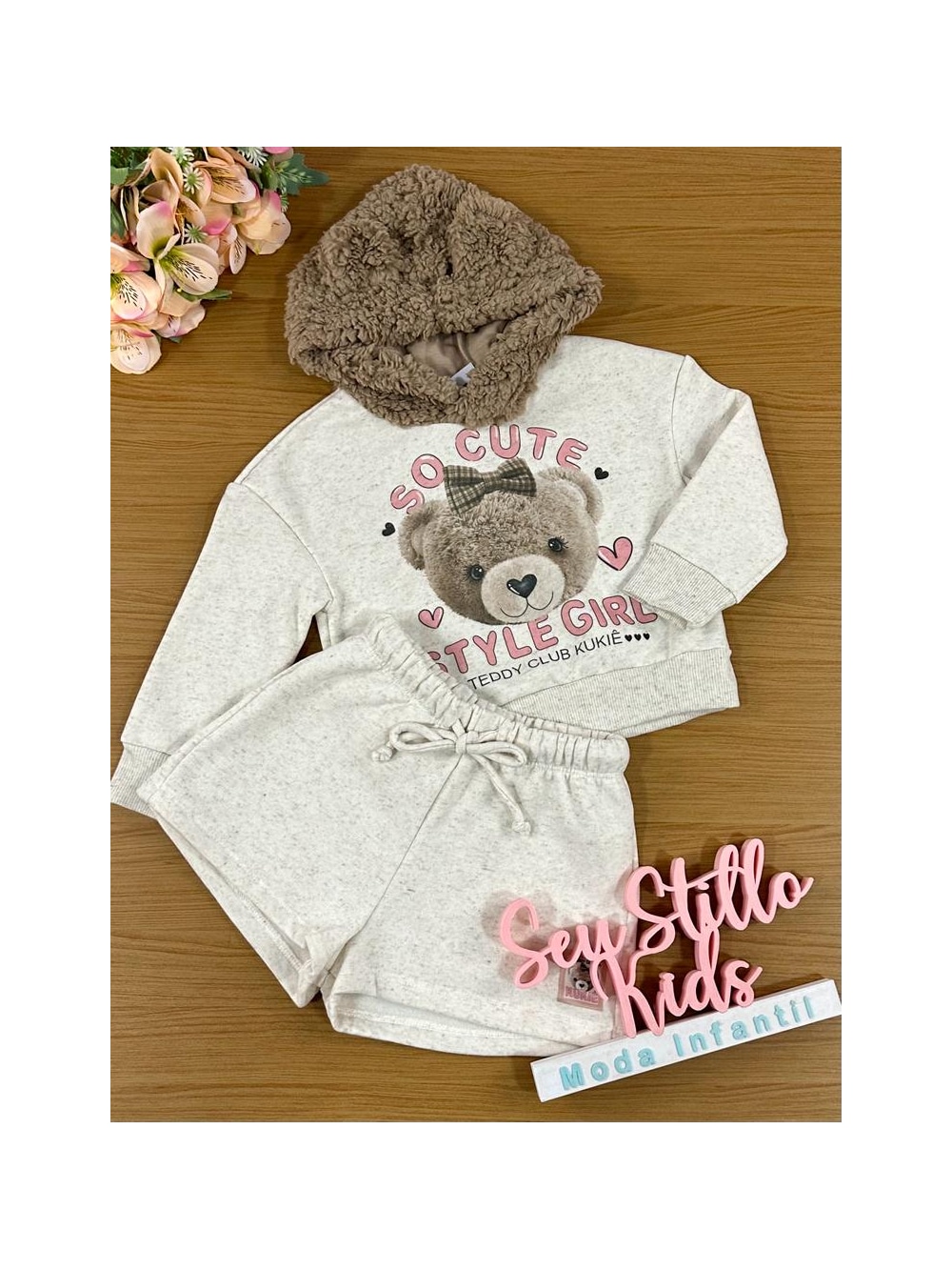 Blusa Teddy Bear casaco inverno Infantil De Pelo