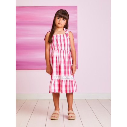 VESTIDO XADREZ VICHY MOMI