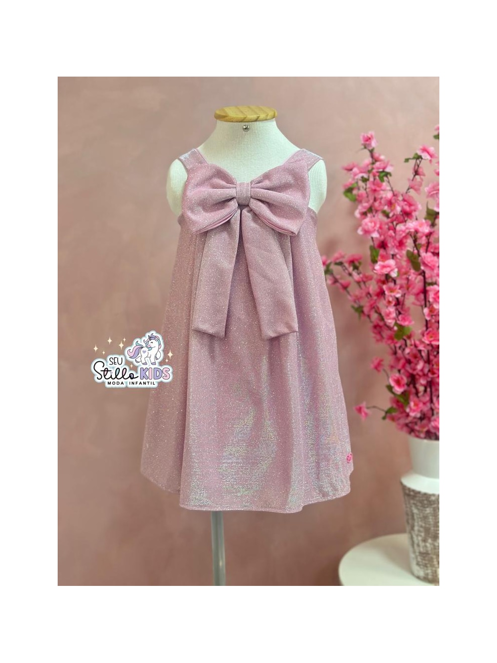 Vestido de Festa Infantil Conceito Barbie Mon Sucré